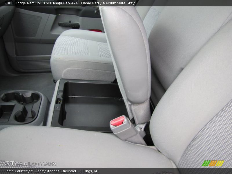 Flame Red / Medium Slate Gray 2008 Dodge Ram 3500 SLT Mega Cab 4x4