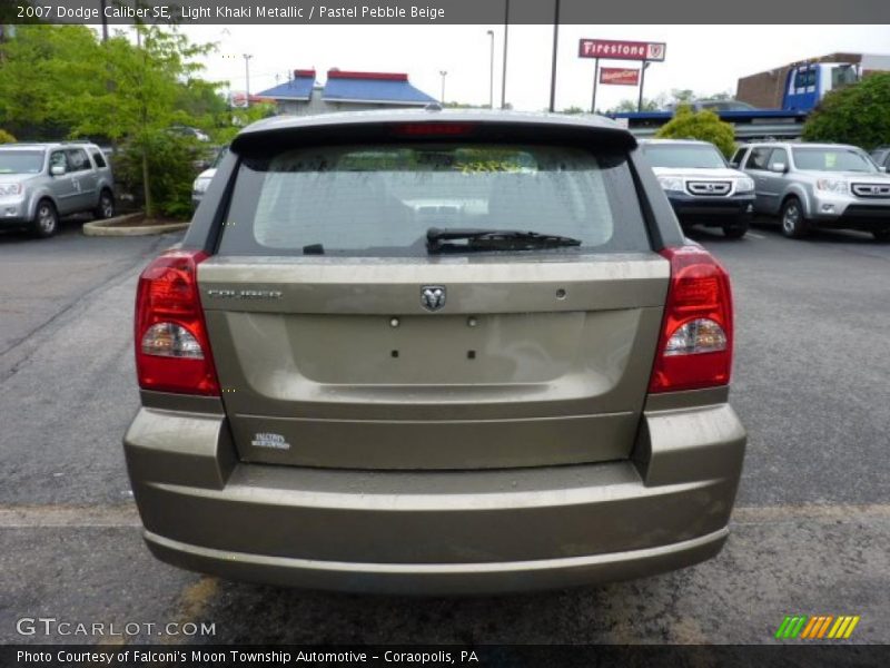 Light Khaki Metallic / Pastel Pebble Beige 2007 Dodge Caliber SE