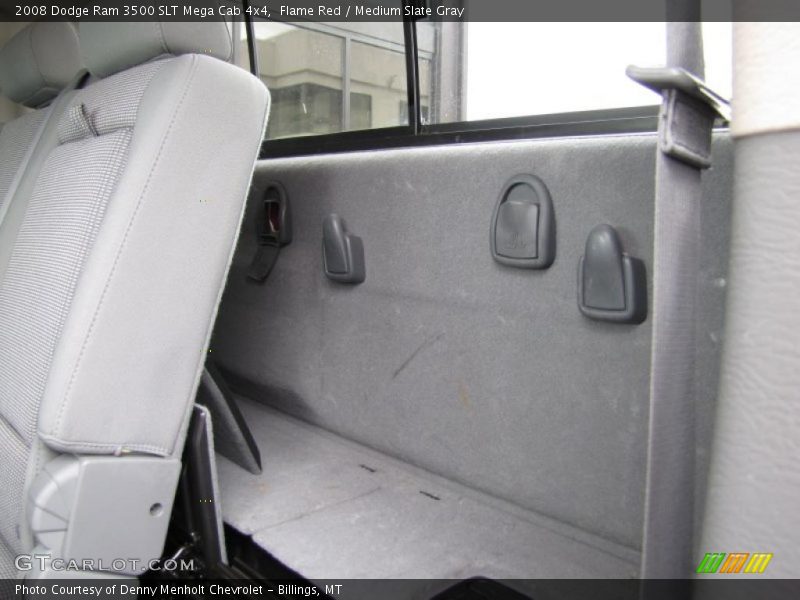 Flame Red / Medium Slate Gray 2008 Dodge Ram 3500 SLT Mega Cab 4x4
