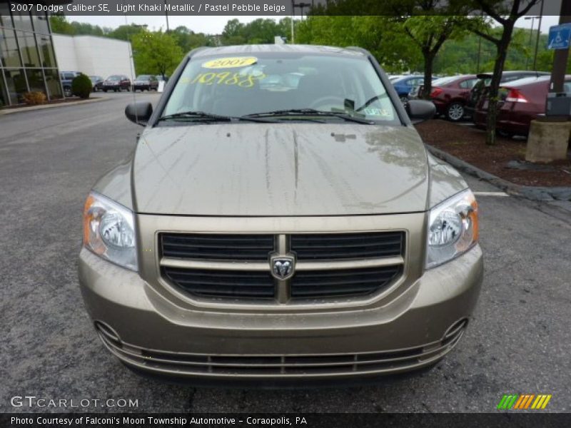 Light Khaki Metallic / Pastel Pebble Beige 2007 Dodge Caliber SE