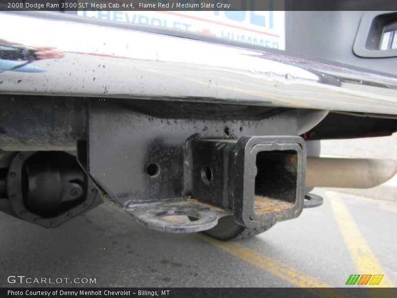 Flame Red / Medium Slate Gray 2008 Dodge Ram 3500 SLT Mega Cab 4x4