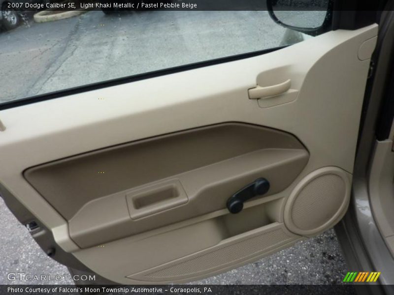 Light Khaki Metallic / Pastel Pebble Beige 2007 Dodge Caliber SE