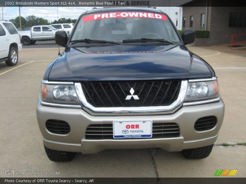 Memphis Blue Pearl / Tan 2002 Mitsubishi Montero Sport XLS 4x4
