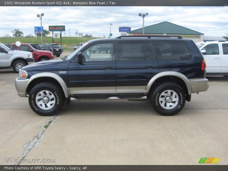  2002 Montero Sport XLS 4x4 Memphis Blue Pearl