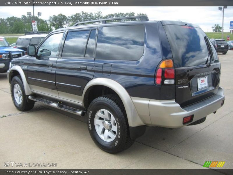 Memphis Blue Pearl / Tan 2002 Mitsubishi Montero Sport XLS 4x4