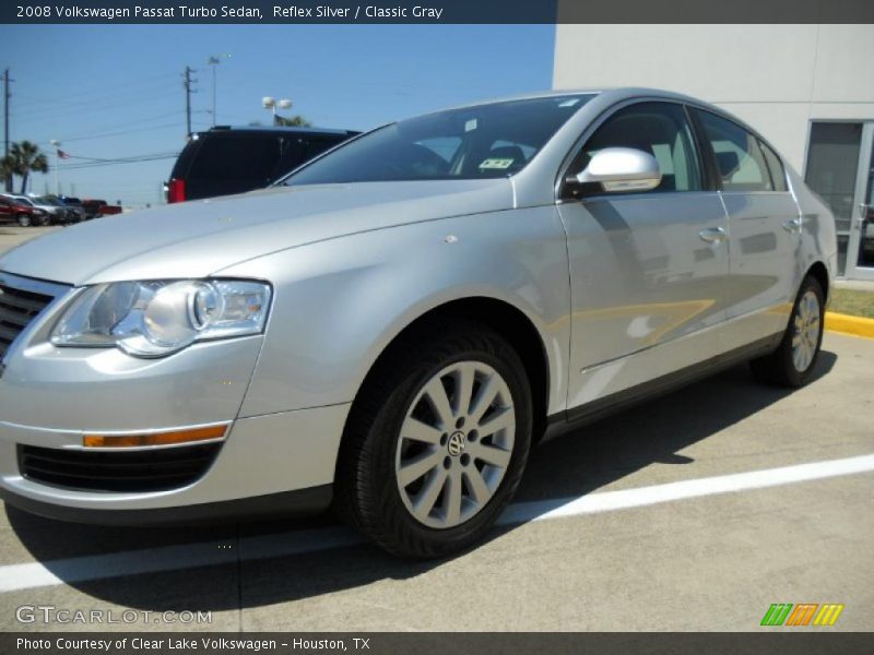 Reflex Silver / Classic Gray 2008 Volkswagen Passat Turbo Sedan
