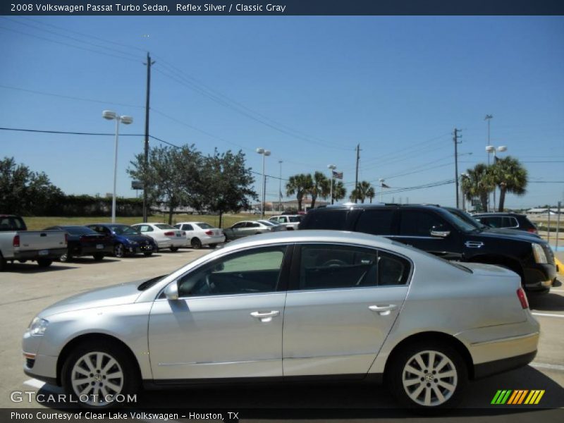 Reflex Silver / Classic Gray 2008 Volkswagen Passat Turbo Sedan