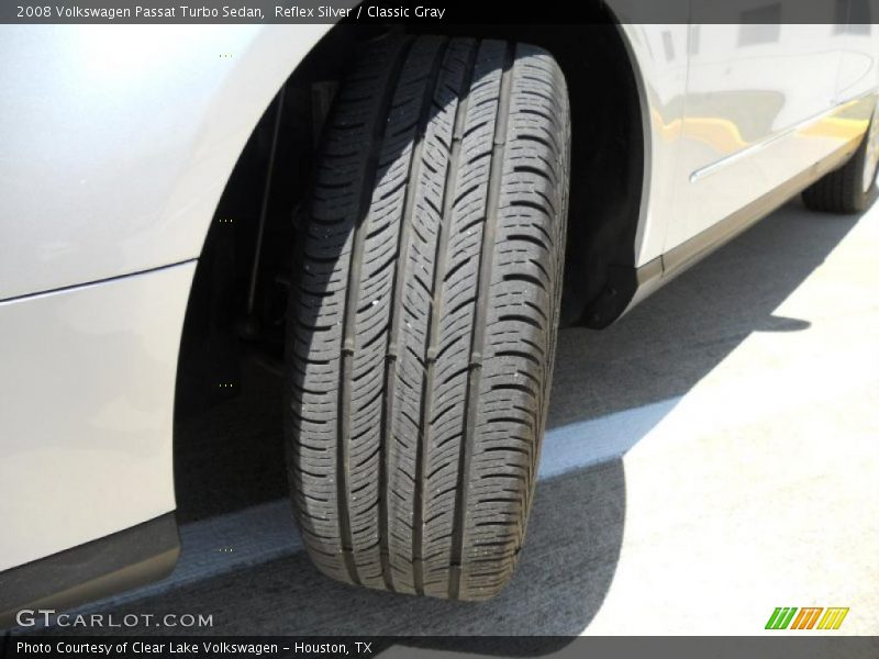 Reflex Silver / Classic Gray 2008 Volkswagen Passat Turbo Sedan