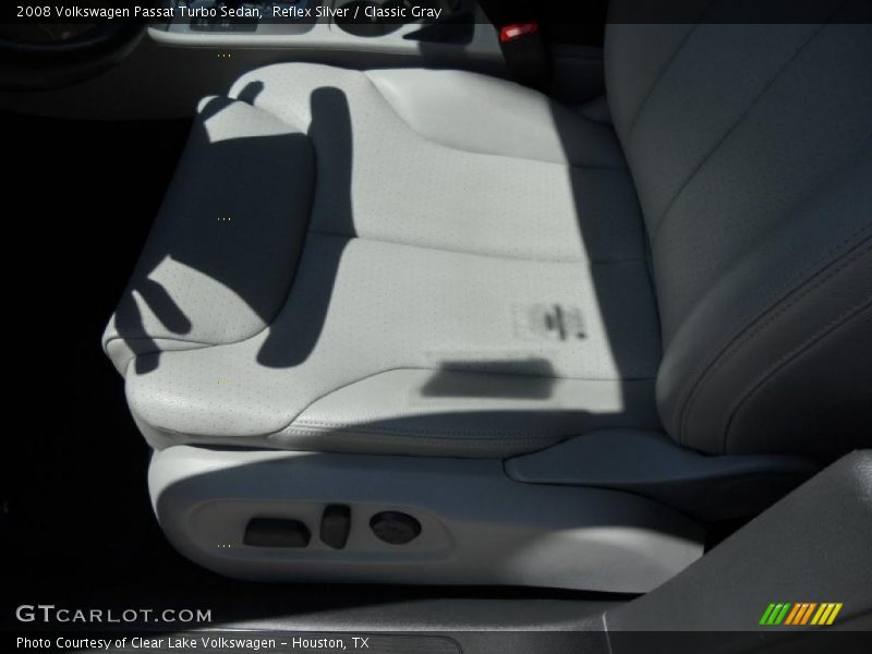 Reflex Silver / Classic Gray 2008 Volkswagen Passat Turbo Sedan