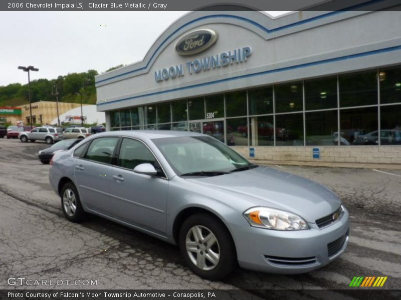 Glacier Blue Metallic / Gray 2006 Chevrolet Impala LS