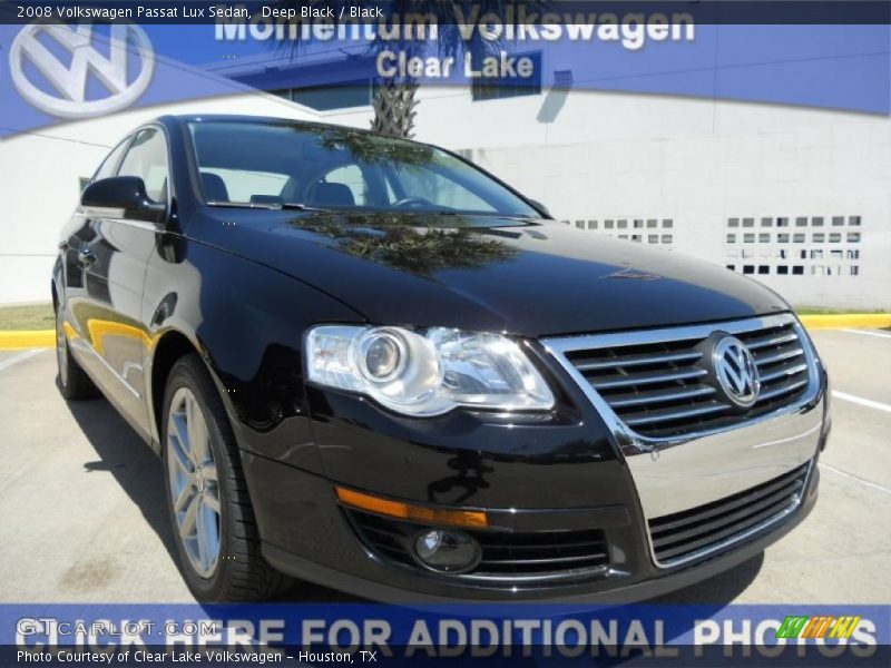 Deep Black / Black 2008 Volkswagen Passat Lux Sedan