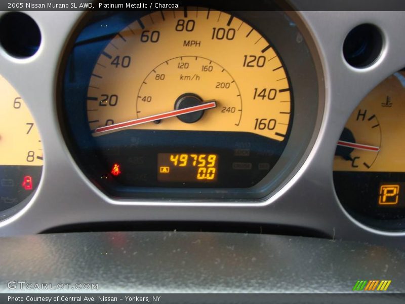 Platinum Metallic / Charcoal 2005 Nissan Murano SL AWD