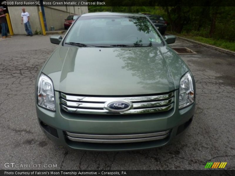 Moss Green Metallic / Charcoal Black 2008 Ford Fusion SE