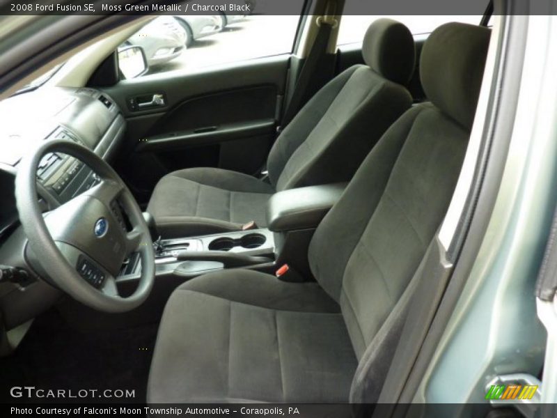 Moss Green Metallic / Charcoal Black 2008 Ford Fusion SE