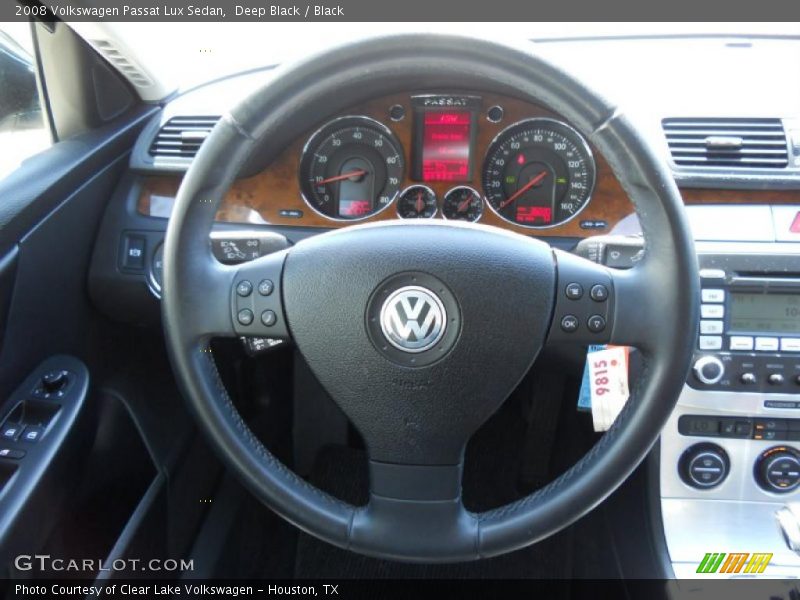 Deep Black / Black 2008 Volkswagen Passat Lux Sedan