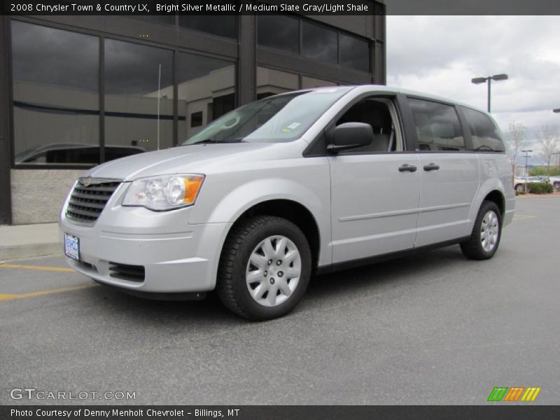 Bright Silver Metallic / Medium Slate Gray/Light Shale 2008 Chrysler Town & Country LX