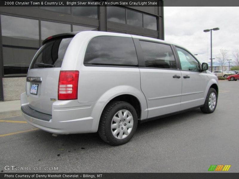Bright Silver Metallic / Medium Slate Gray/Light Shale 2008 Chrysler Town & Country LX