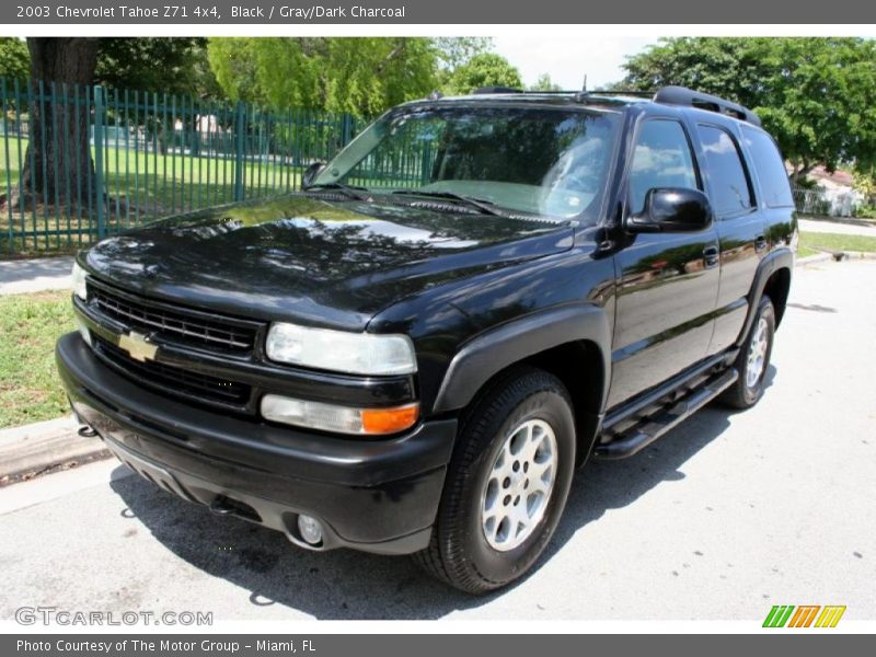 Black / Gray/Dark Charcoal 2003 Chevrolet Tahoe Z71 4x4
