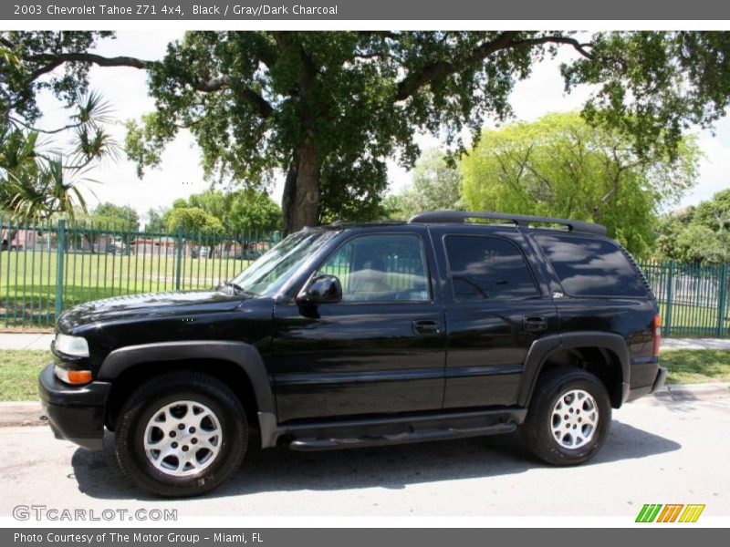 Black / Gray/Dark Charcoal 2003 Chevrolet Tahoe Z71 4x4