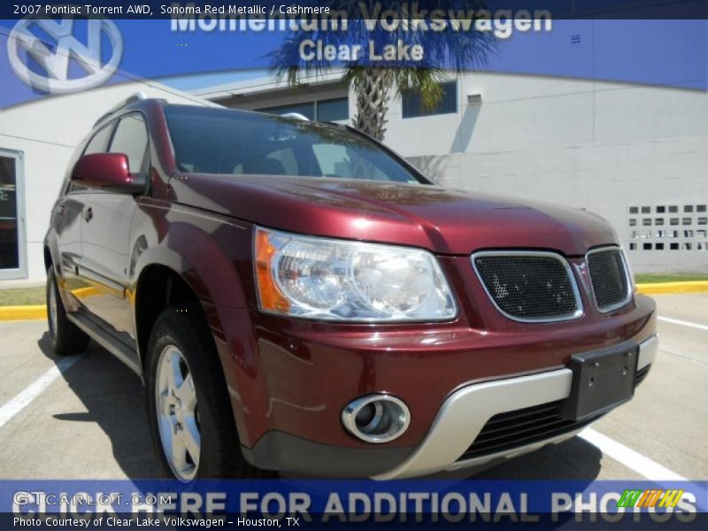 Sonoma Red Metallic / Cashmere 2007 Pontiac Torrent AWD
