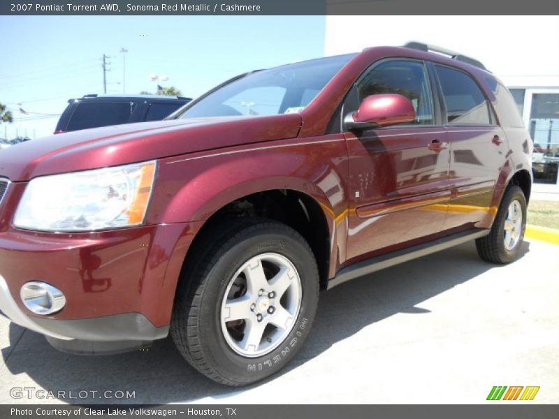 Sonoma Red Metallic / Cashmere 2007 Pontiac Torrent AWD