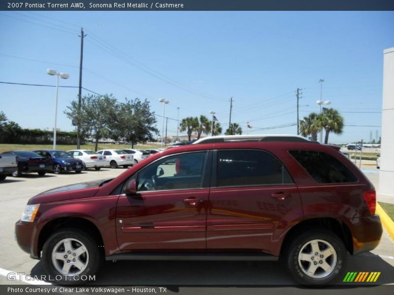 Sonoma Red Metallic / Cashmere 2007 Pontiac Torrent AWD