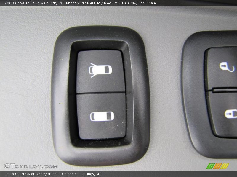 Bright Silver Metallic / Medium Slate Gray/Light Shale 2008 Chrysler Town & Country LX
