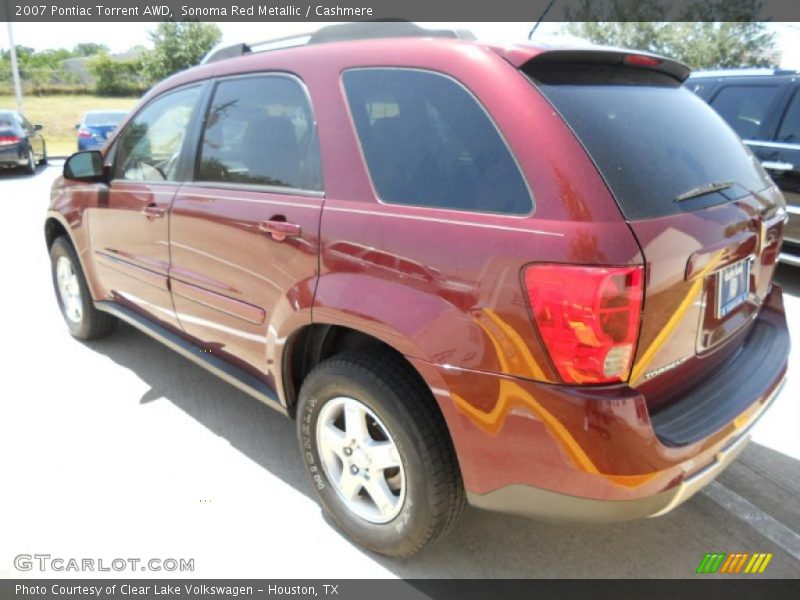 Sonoma Red Metallic / Cashmere 2007 Pontiac Torrent AWD