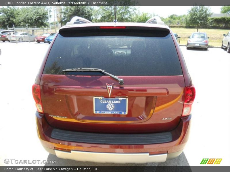 Sonoma Red Metallic / Cashmere 2007 Pontiac Torrent AWD