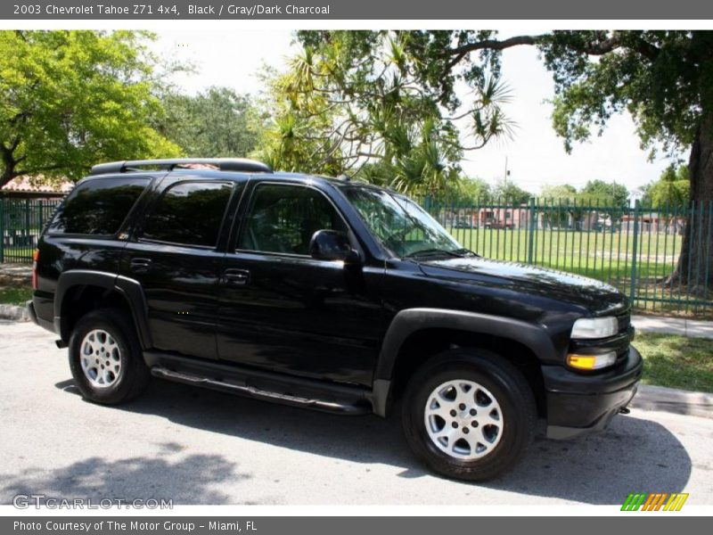 Black / Gray/Dark Charcoal 2003 Chevrolet Tahoe Z71 4x4