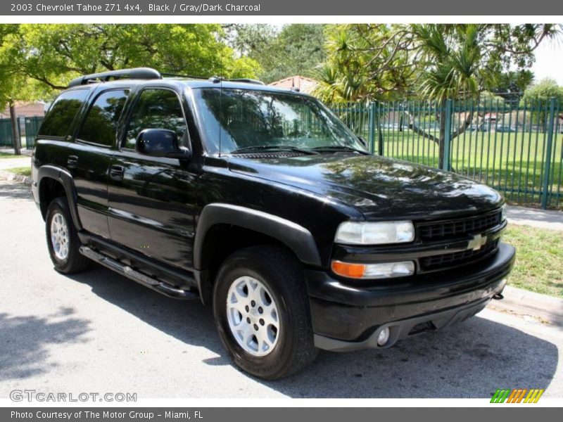 Black / Gray/Dark Charcoal 2003 Chevrolet Tahoe Z71 4x4