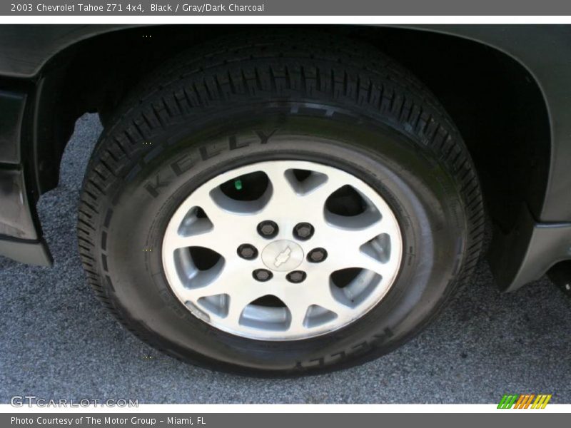 Black / Gray/Dark Charcoal 2003 Chevrolet Tahoe Z71 4x4