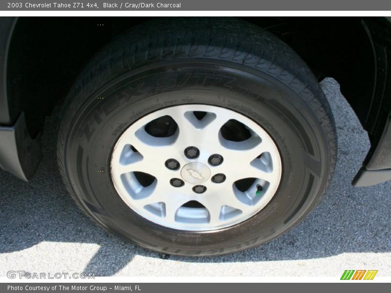 Black / Gray/Dark Charcoal 2003 Chevrolet Tahoe Z71 4x4