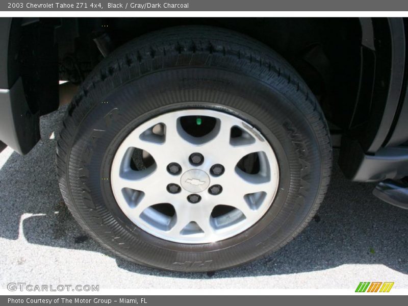 Black / Gray/Dark Charcoal 2003 Chevrolet Tahoe Z71 4x4