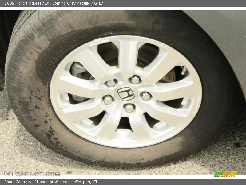 Sterling Gray Metallic / Gray 2009 Honda Odyssey EX