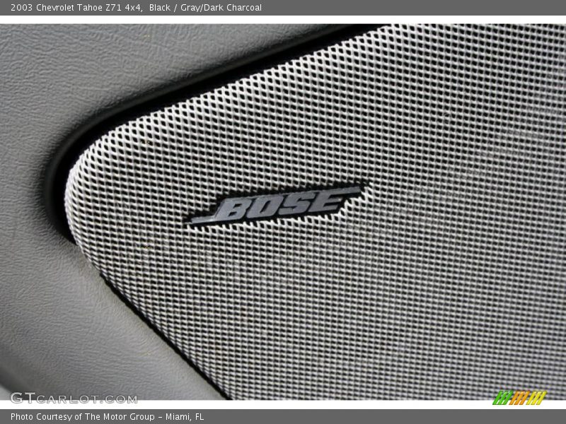 Black / Gray/Dark Charcoal 2003 Chevrolet Tahoe Z71 4x4