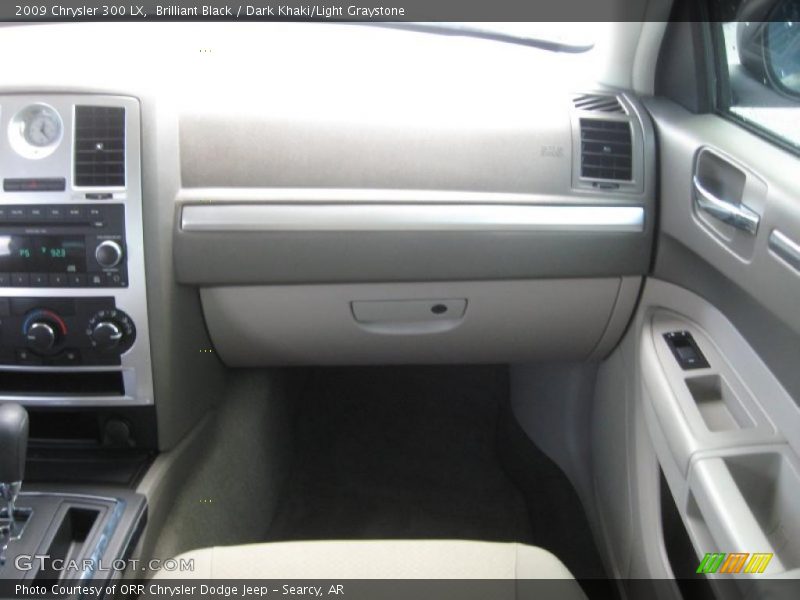Brilliant Black / Dark Khaki/Light Graystone 2009 Chrysler 300 LX