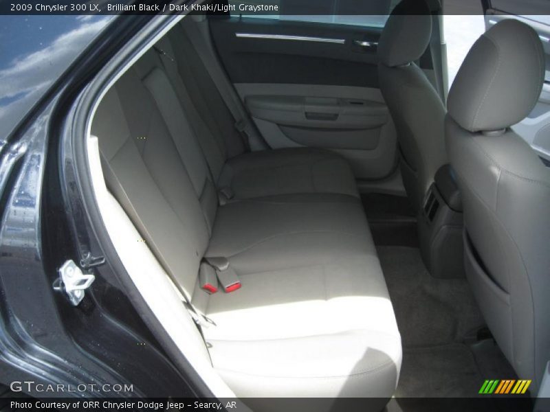 Brilliant Black / Dark Khaki/Light Graystone 2009 Chrysler 300 LX