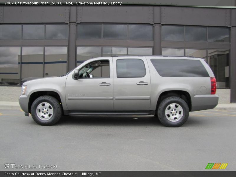 Graystone Metallic / Ebony 2007 Chevrolet Suburban 1500 LT 4x4