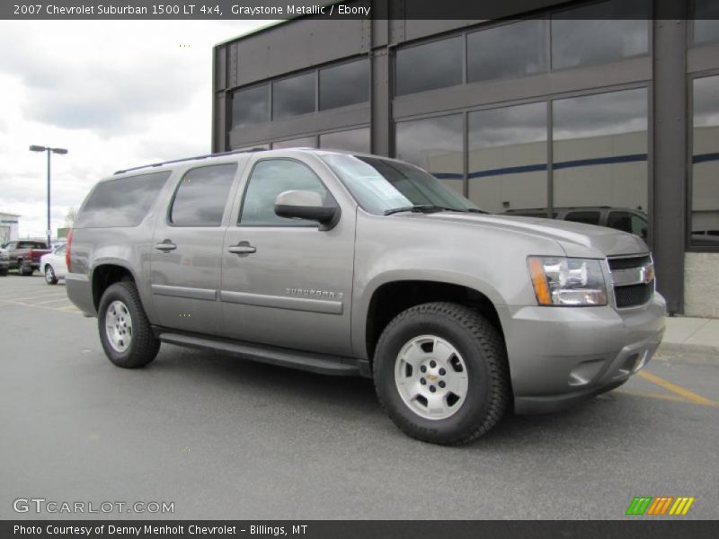 Graystone Metallic / Ebony 2007 Chevrolet Suburban 1500 LT 4x4