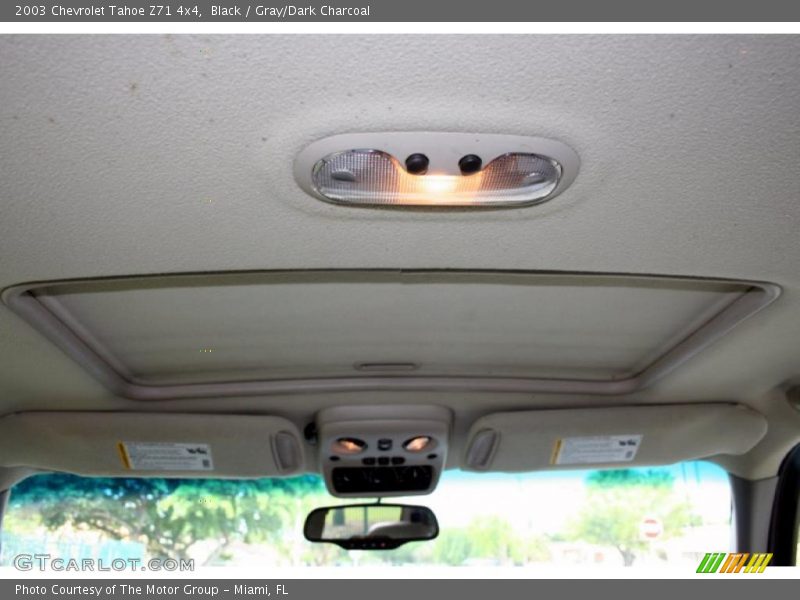 Black / Gray/Dark Charcoal 2003 Chevrolet Tahoe Z71 4x4