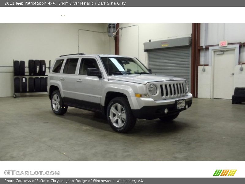 Bright Silver Metallic / Dark Slate Gray 2011 Jeep Patriot Sport 4x4