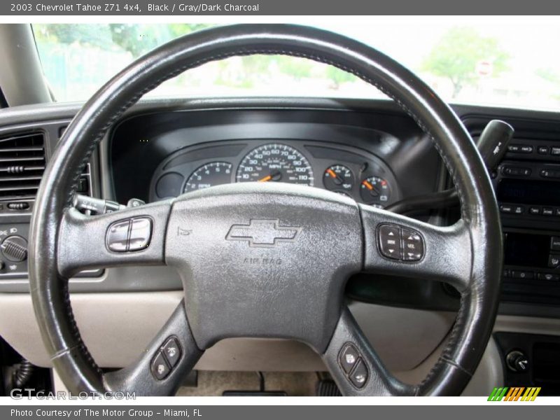 Black / Gray/Dark Charcoal 2003 Chevrolet Tahoe Z71 4x4