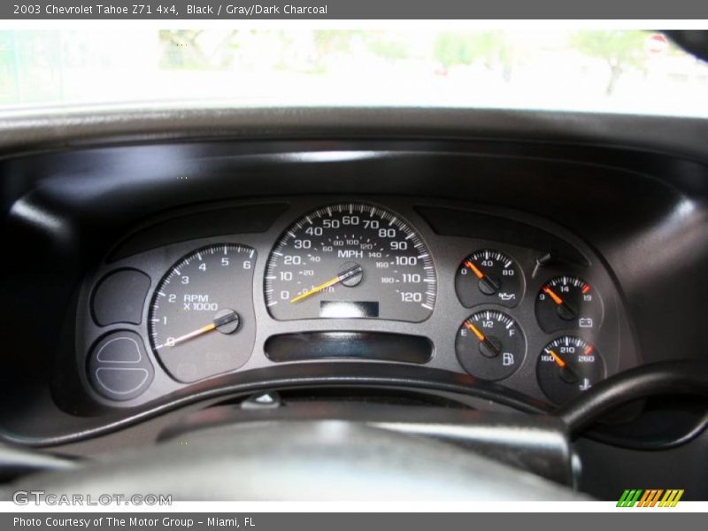 Black / Gray/Dark Charcoal 2003 Chevrolet Tahoe Z71 4x4