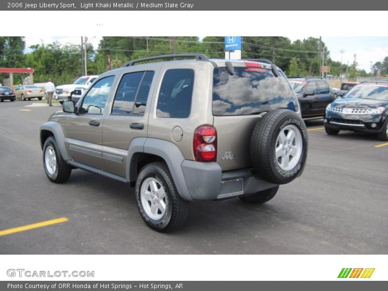 Light Khaki Metallic / Medium Slate Gray 2006 Jeep Liberty Sport