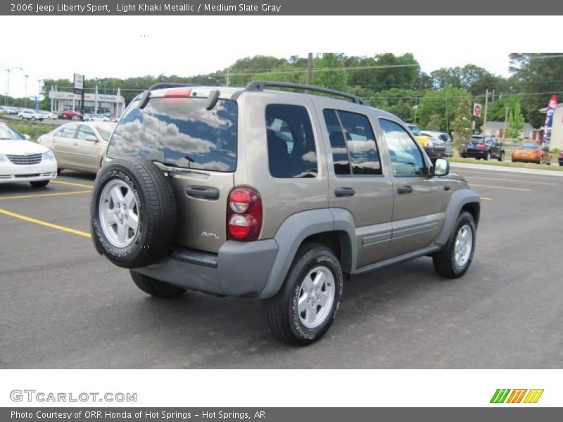 Light Khaki Metallic / Medium Slate Gray 2006 Jeep Liberty Sport