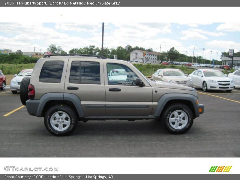 Light Khaki Metallic / Medium Slate Gray 2006 Jeep Liberty Sport