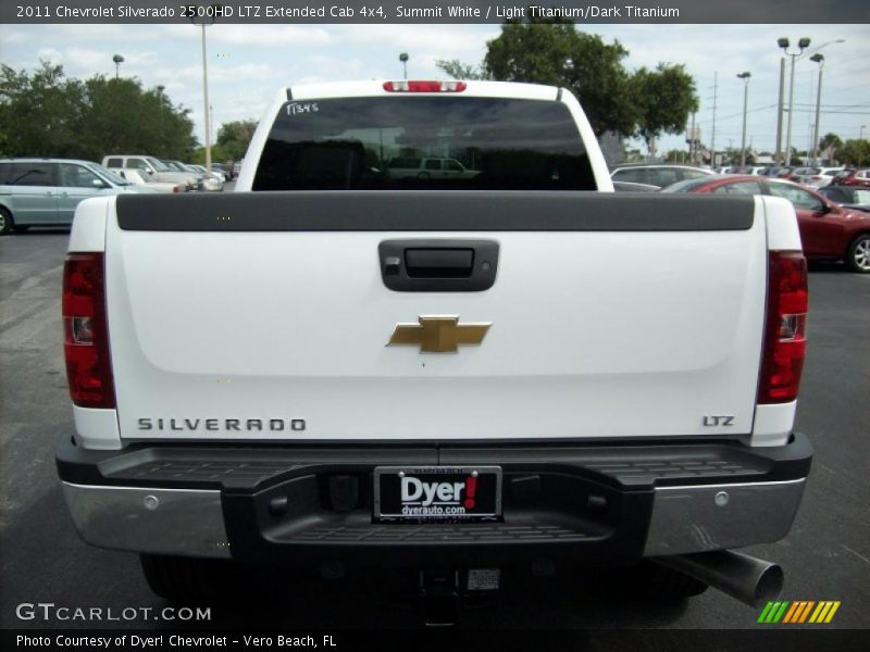 Summit White / Light Titanium/Dark Titanium 2011 Chevrolet Silverado 2500HD LTZ Extended Cab 4x4