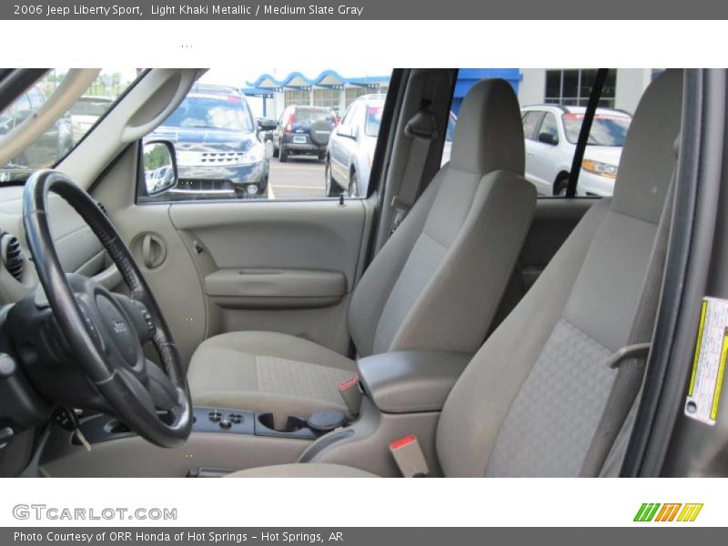Light Khaki Metallic / Medium Slate Gray 2006 Jeep Liberty Sport