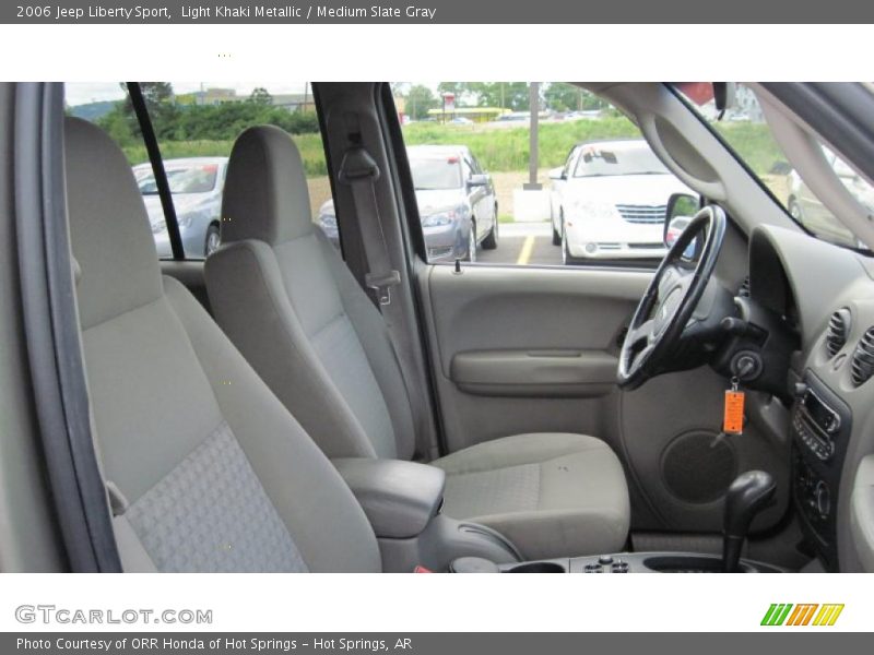 Light Khaki Metallic / Medium Slate Gray 2006 Jeep Liberty Sport